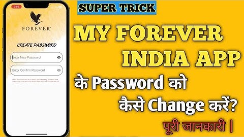 How to Create Password in My Forever India? | FLP India App | Forever Living Products 2025