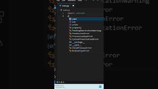 Print Calendar Using Python 🐍 | Beginner Code #Shorts | ICNT Coding Gyan