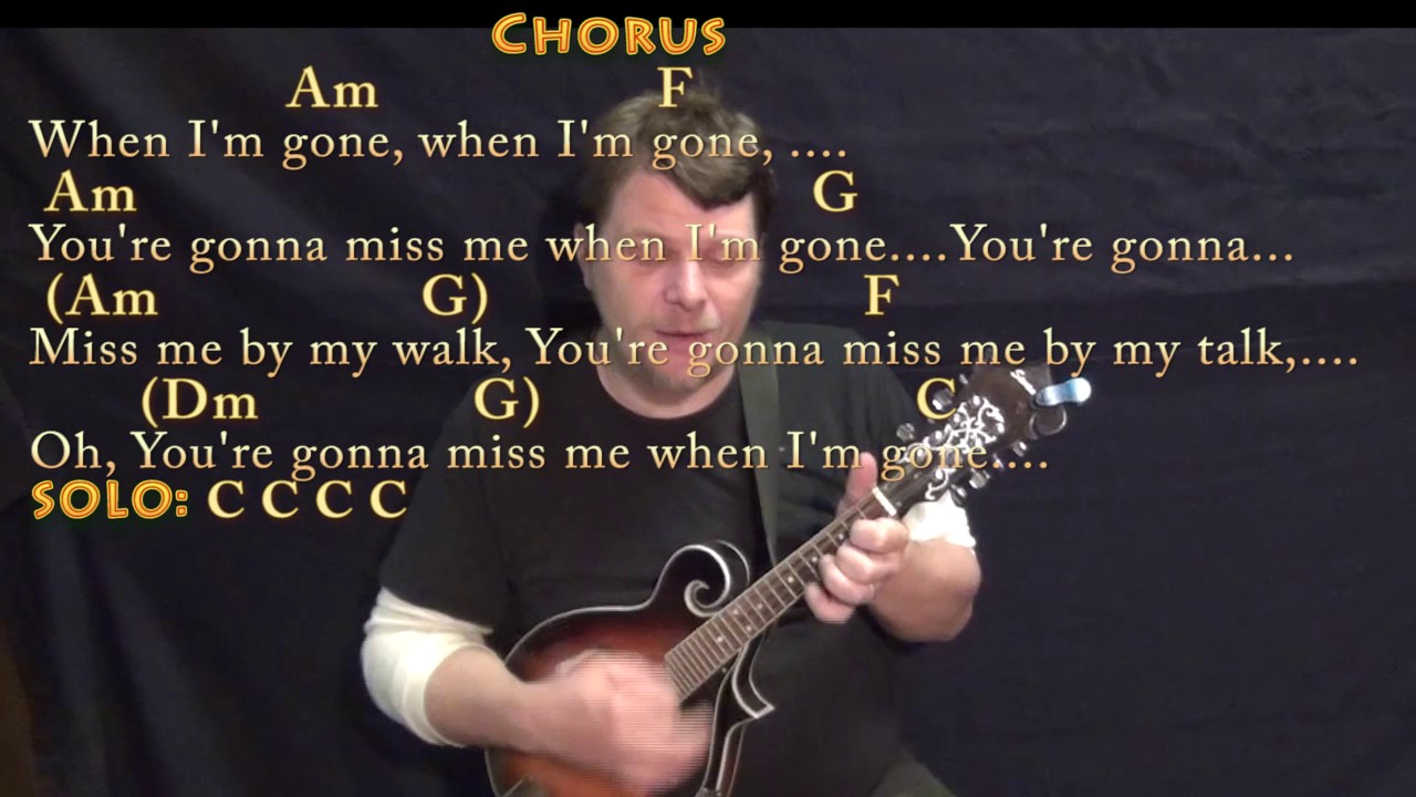 Cups (Pitch Perfect's When I'm Gone) Mandolin Cover Lesson with Chords