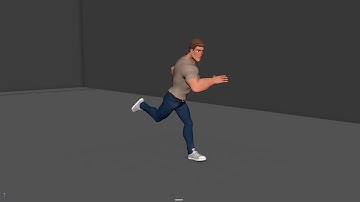 Animation Run cycle with Slow motion