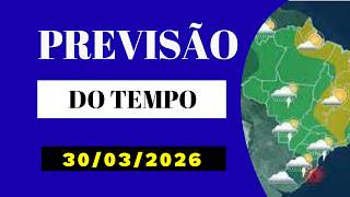 Previsão Do Tempo 30032026