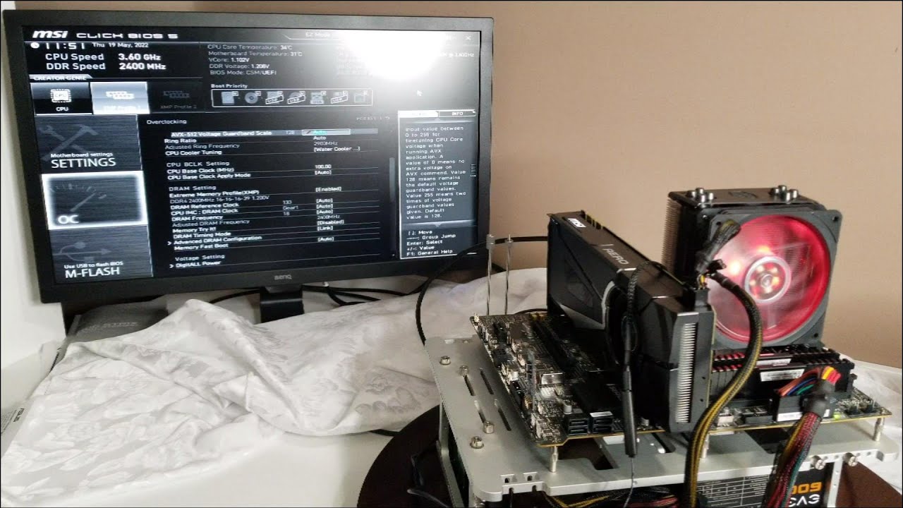 Intel Install I7 11700K CPU & Hyper 212 RGB Black Edition + Temps