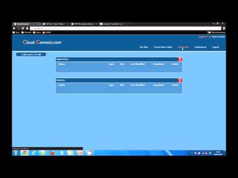 PHP File Management System - Walkthrough