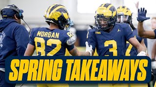 Takeaways from each Michigan Football position group this spring I Michigan Wolverines I #GoBlue