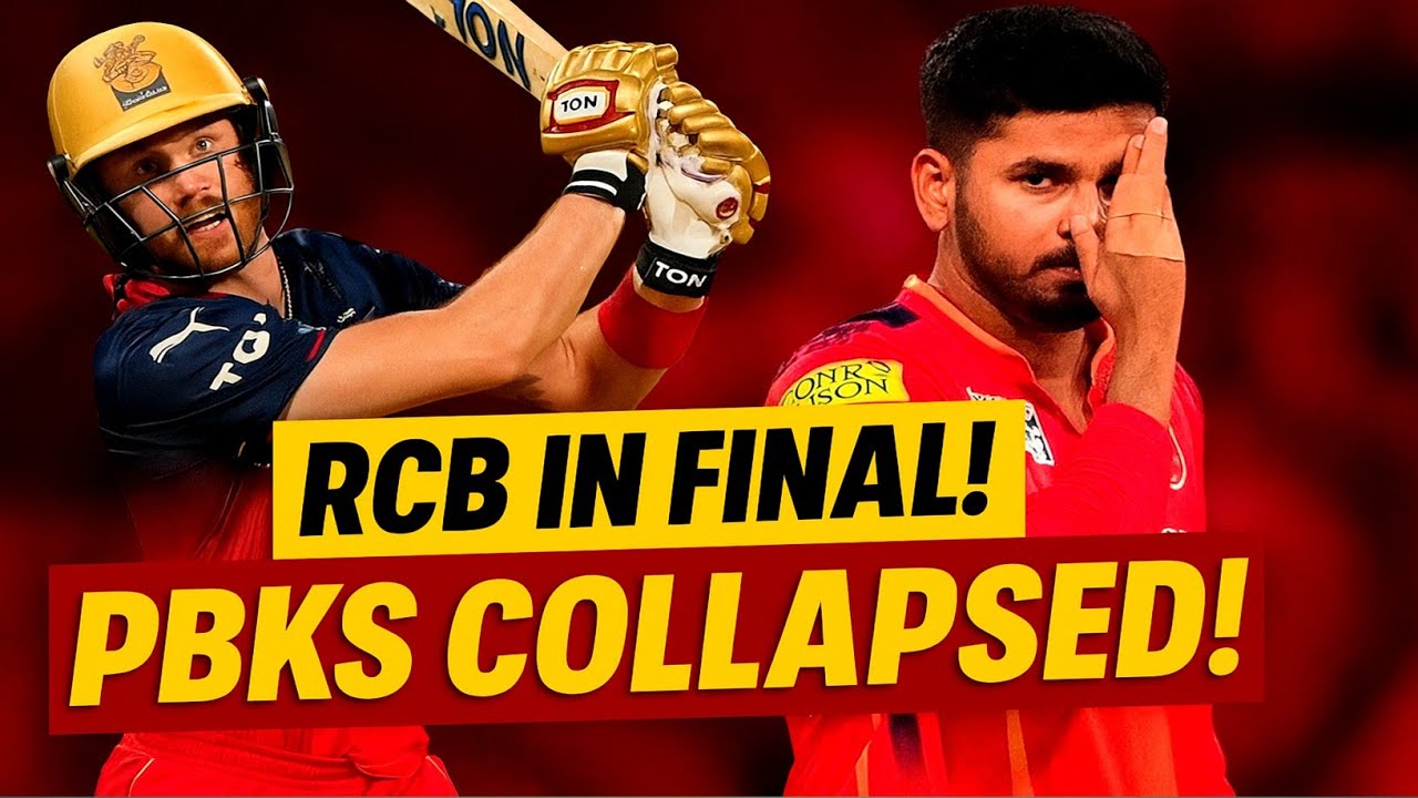 PBKS vs RCB | RCB Storm into IPL 2025 Final | Phil Salt’s Fiery Fifty | PBKS All-Out for 101!