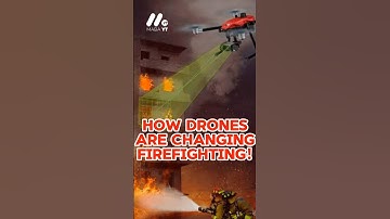 Not humans—drones to the rescue. #Shorts #Drone #Firefighting