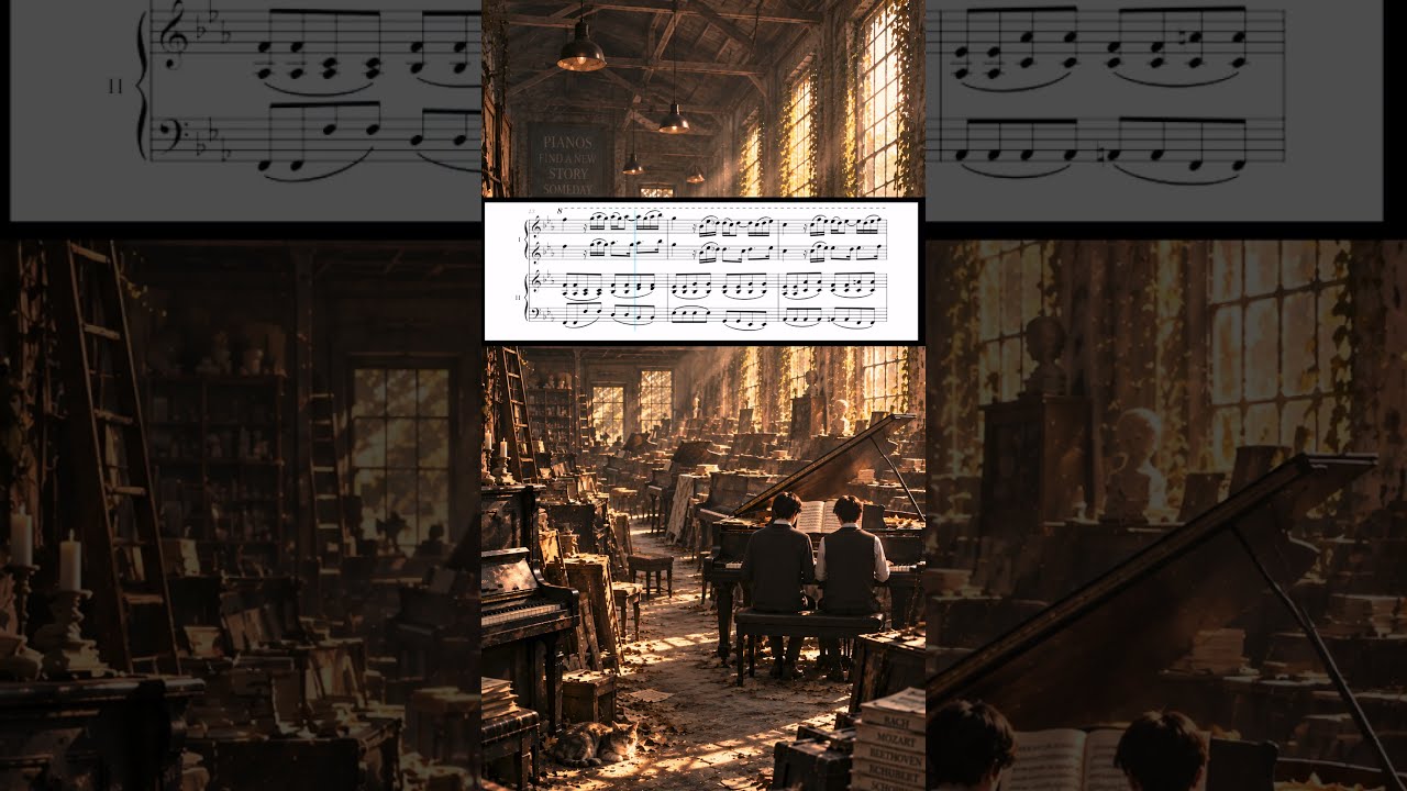 Gottes Zeit ist die allerbeste Zeit (Piano Four hands ) - J.-S. Bach Transcription by Kurtág