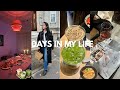 cozy days in my life | boston, dinner party, movie date, matcha cafes, and good company