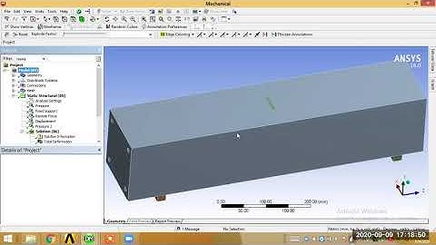 ANSYS MODELLING OF RCC BEAM WITH STEEL SUPPORTS - Prashant Patil