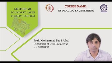 Lecture 20: Boundary Layer Theory (Contd.)