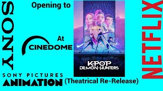 Opening to K-Pop Demon Hunters (2025) (Sing-Along Re-Release) at Cinedome Las Vegas