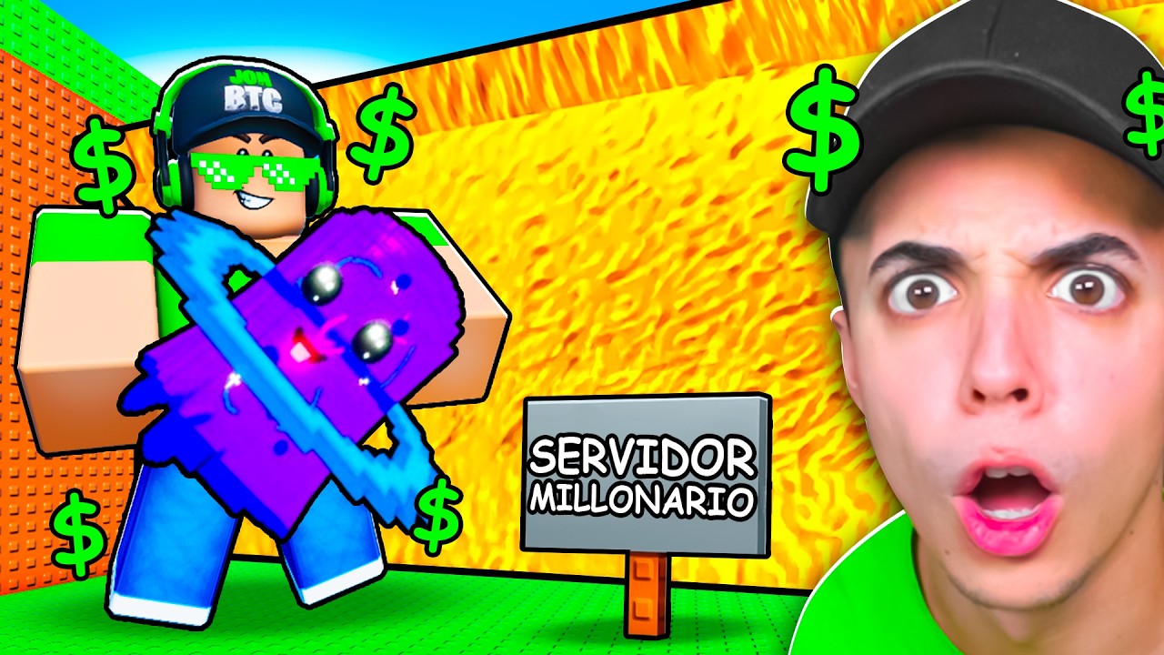 Me INFILTRÉ en un SERVIDOR MILLONARIO en TSUNAMI BRAINROTS!🤑