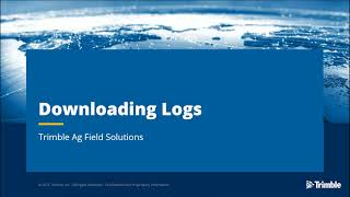 Downloading Logs from Precision-IQ