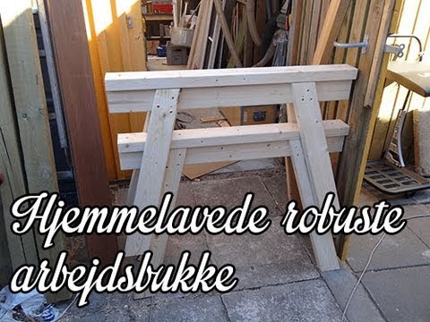 Diy / hjemmelavede arbejdsbukke i træ youtube