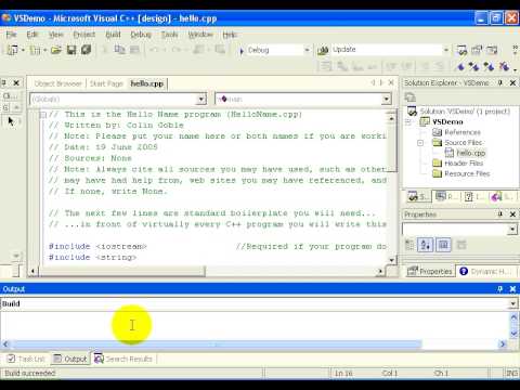 CS 161 - VS Demo