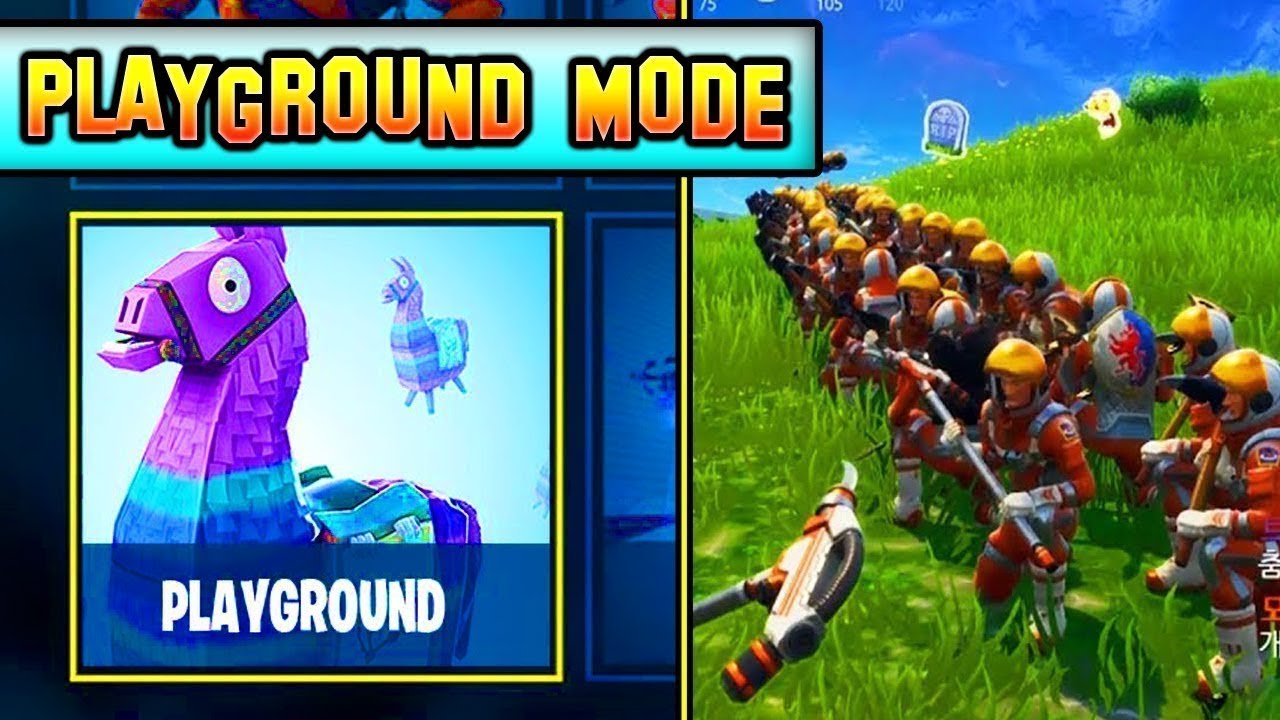 Playground mode. Playground mode