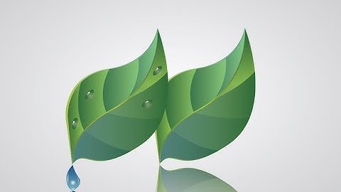 Adobe Illustrator CC Tutorial | Graphic Design | How to Create Leaf and Water Drop Design Part 2