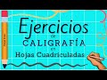 Ejercicios de Caligrafía para MEJORAR LA LETRA en Hojas de Cuadrícula