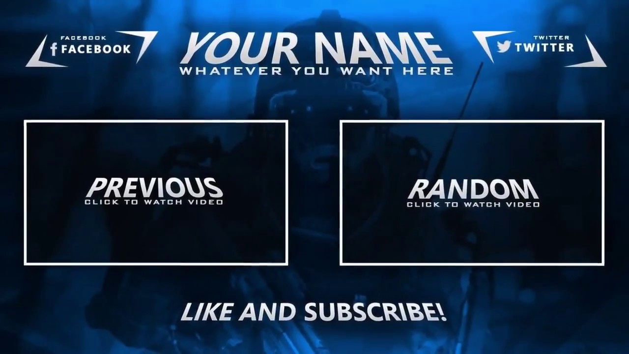 TOP 5 *FREE* OUTRO TEMPLATES 1 (PANZOID) YouTube