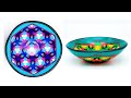 Polymer Clay Bowls with Hexagon Designs