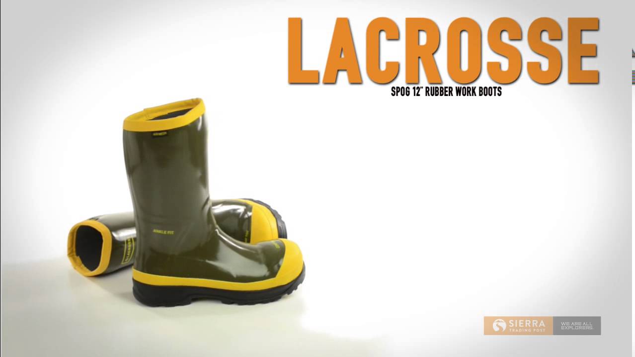 lacrosse safety toe rubber boots