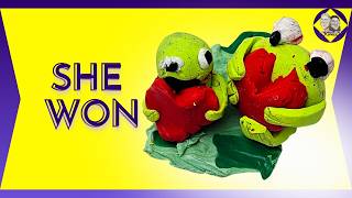 Polymer Clay Frog Challenge: Me vs Little Human @KirnixCreations