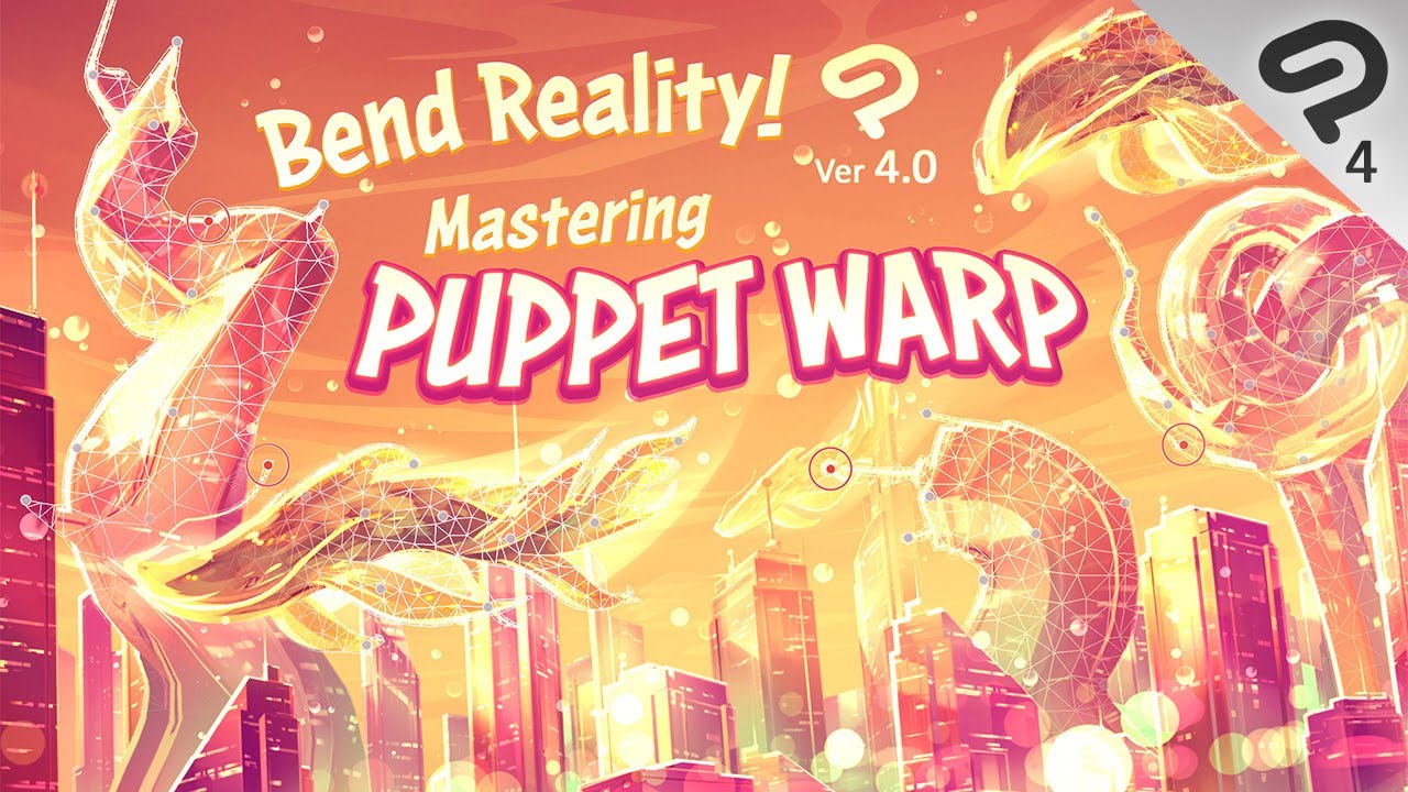 Изменяйте реальность легко! Осваивайте PUPPET WARP за 7 минут в Clip Studio Paint 4