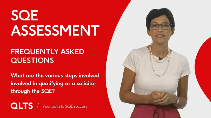 What are the various steps involved in qualifying as a solicitor through the SQE?
