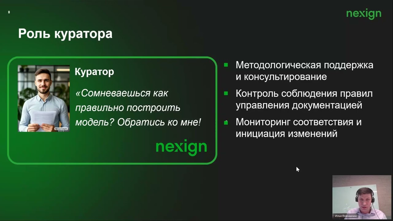 Ролевая модель процесса управления непрерывными улучшениями
