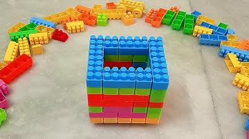 Satisfying DIY/Lego  ASMR building blocks/relaxation#satisfying  #asmr#asmrsounds#buildingblocks