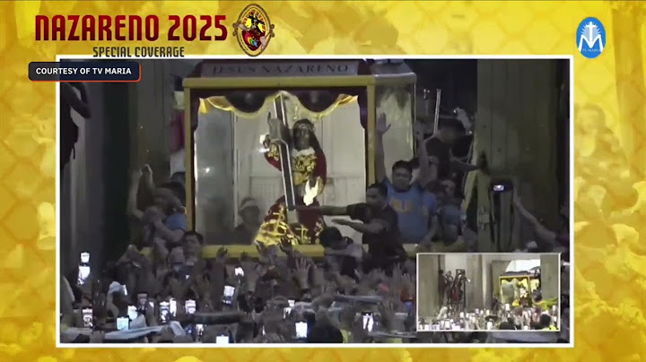 Image of Jesus Nazareno arrives at Quiapo Church after 20-hour Traslacion