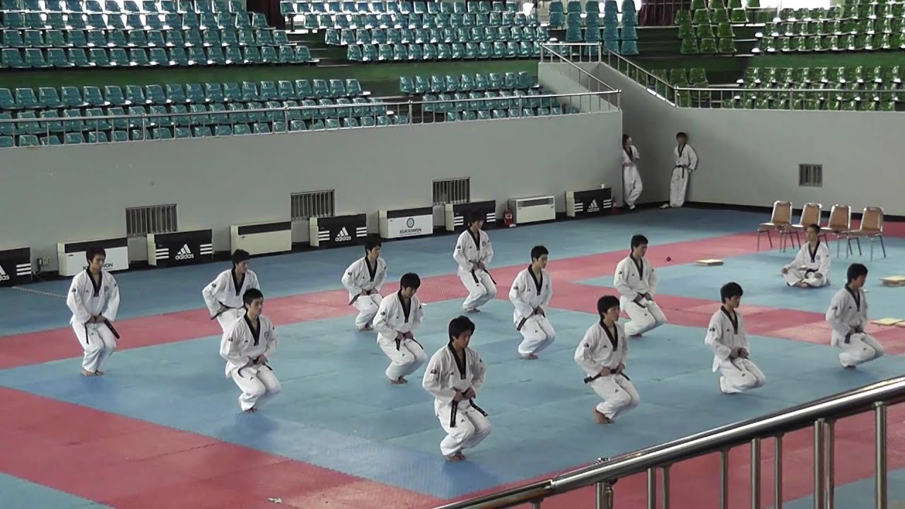 Kukkiwon Taekwondo Demo - YouTube