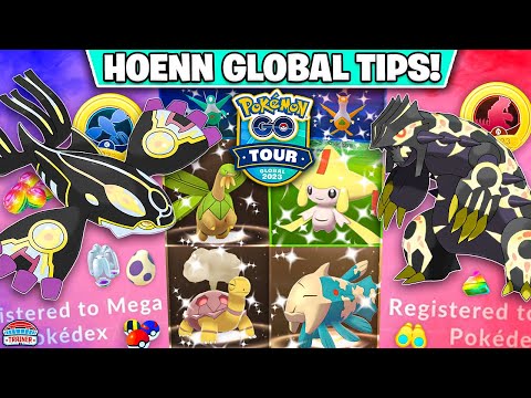 Top Tips for HOENN TOUR Global! Be Ready!