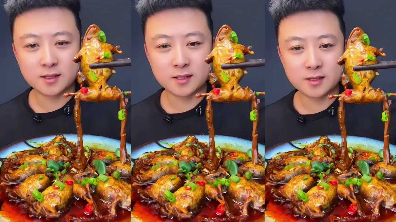 How to eat Chinese food: bullfrog with spicy sauce, lamb head, and ...