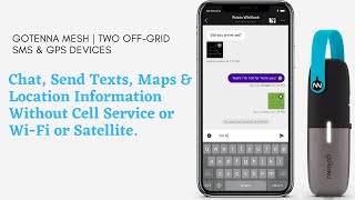 goTenna  Mesh | Two Off-Grid SMS & GPS Devices.