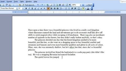 How to Undo a Delete on Microsoft Word : Microsoft Word & Excel