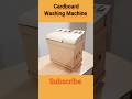 How to make Cardboard Washing Machine @realfoolsshorts63 @AliceCardboardWorld