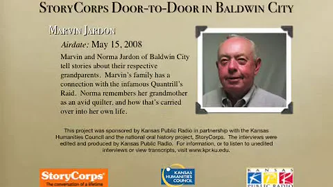 StoryCorps in Baldwin City:  Norma & Marvin Jardon