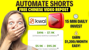 Copy Videos From CHINESE APP and Re-Upload it on Youtube Shorts ($1200/Monthly)