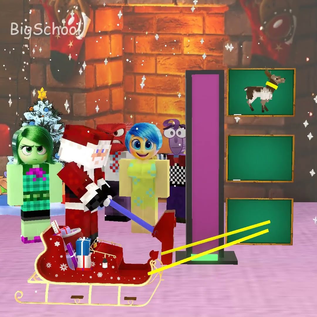 Together with Joy and her friends, help Santa Claus get the reindeer sleigh! ??