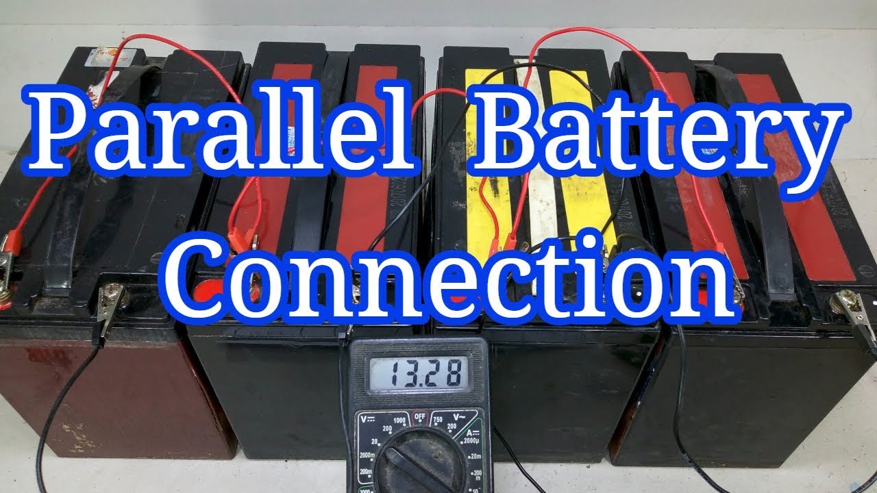how to parallel battery connection , 12 v battery parallel wiring , 12v