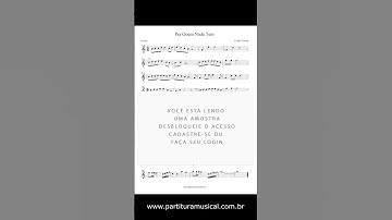 Thumbnail of Pra Quem Nada Tem (Violino) Partitura - Sheet Music