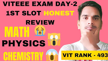 #VITEEE2021 #VITEXAM | PAPER REVIEW OF 2ND DAY 1 SLOT | MATH😭😭| PHYSICS 😱 | #VITONLINEEXAM #CHEATING
