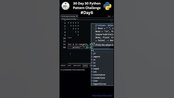 Day 6: Easy Left - Aligned Inverted Triangle Pattern in Python | 30 Days of Code