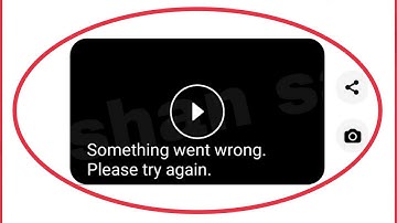 Messenger Fix Video Play Showing Something went wrong. Please try again problem solve