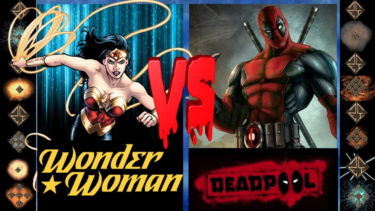 Wonder Woman Dc Comics Vs Deadpool Marvel Comics Ultimate Mugen Fight 2017