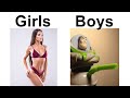 BOYS VS GIRLS MEMES