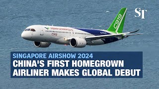 Singapore Airshow 2024 sees global debut of China's first homegrown airliner