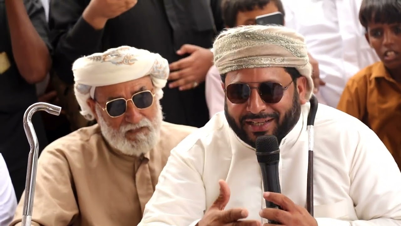 مقطتف استقبال شاعر المهرة محمد بن جوهر بلحاف