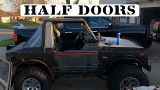 Off road Suzuki Samurai gets half doors